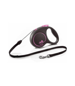 Flexi black design s roze cord