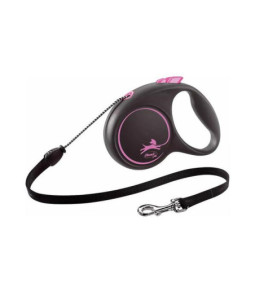 Flexi black design roze m cord