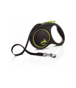 Flexi black design band groen 5 mt