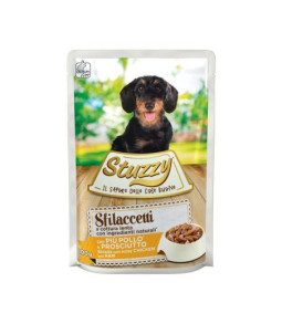 Stuzzy hond pouch kip/ham 100gr