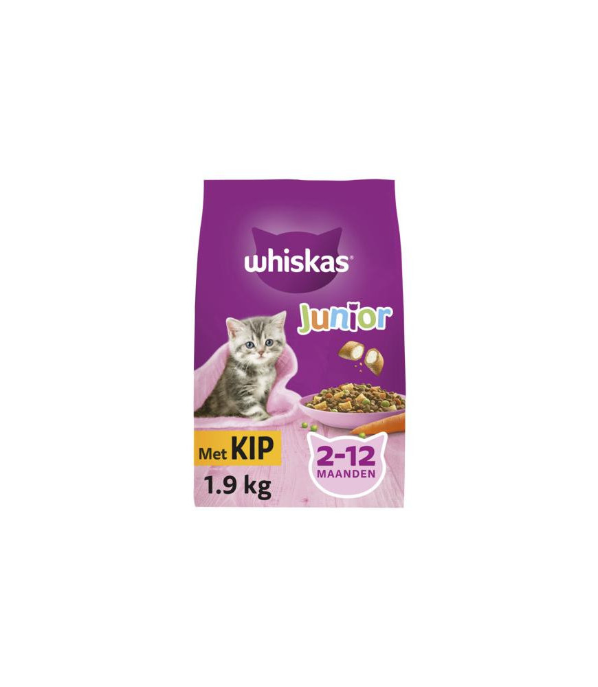 Whiskas junior kip 1.9kg