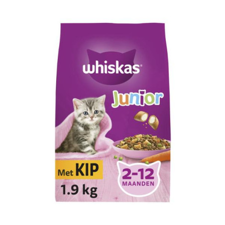 Whiskas junior kip 1.9kg