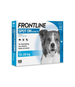 Frontline hond md 10-20 kg 4 pip