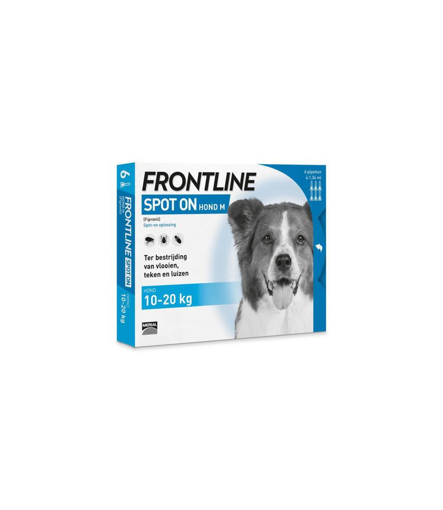 Frontline hond md 10-20 kg 4 pip