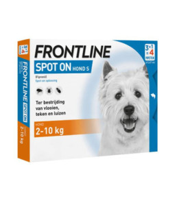 Frontline hond s 2-10 kg 4 pip