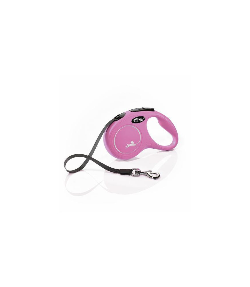 Flexi classic roze band 5 meter sm