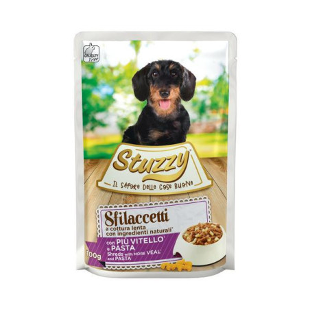 Stuzzy hond pouch kalf/pasta 100gr