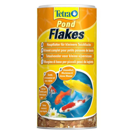 Tetra pond flakes  1 lit