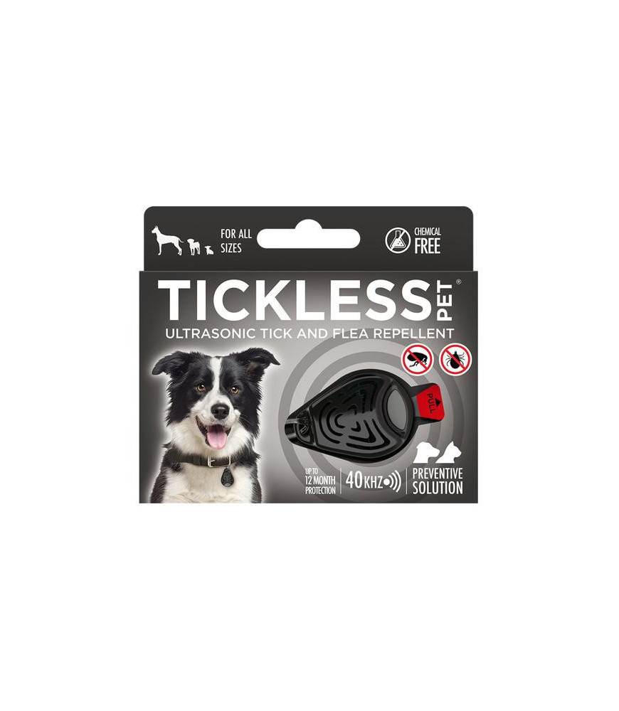 Tickless hond basic zwart