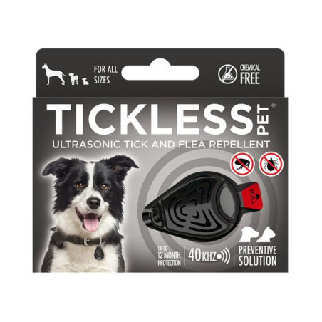 Tickless hond basic zwart