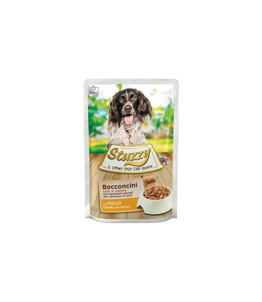 Stuzzy hond pouch kip 100gr