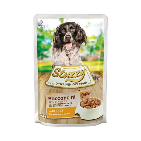 Stuzzy hond pouch kip 100gr