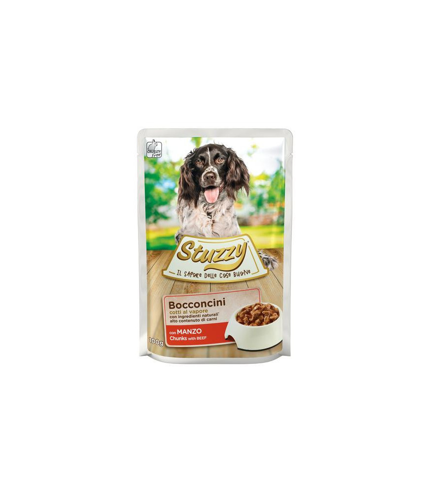 Stuzzy hond pouch rund 100gr