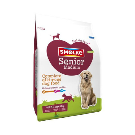 Smolke hond senior medium 3kg