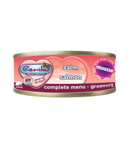 Renske kat blik mousse zalm 70gr