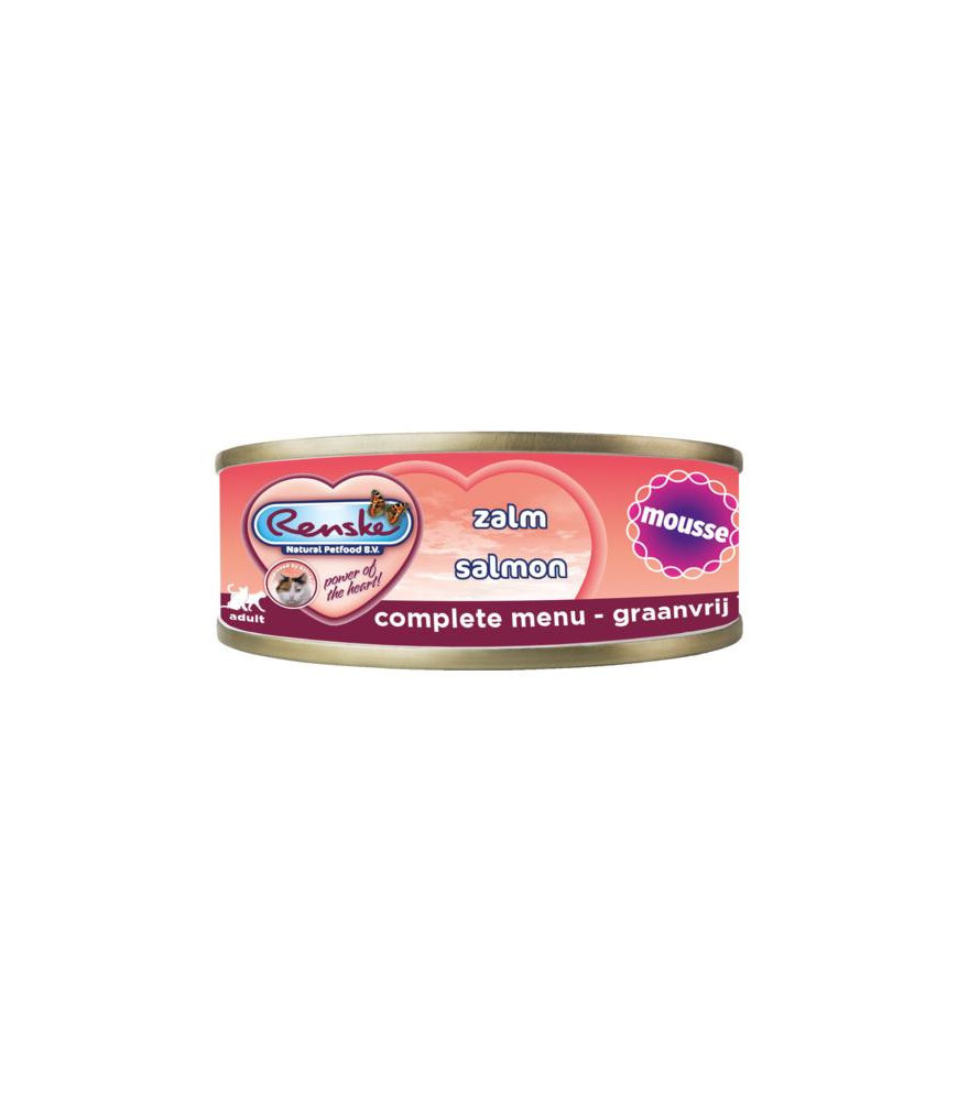 Renske kat blik mousse zalm 70gr