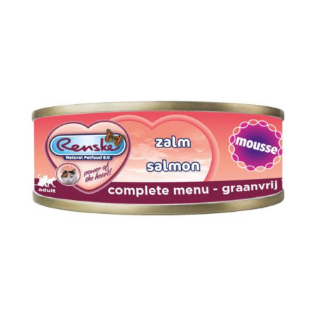 Renske kat blik mousse zalm 70gr