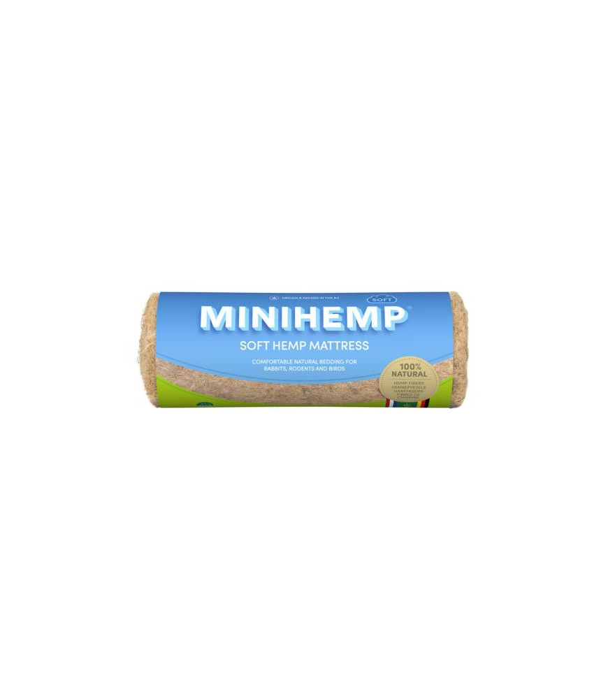 Mini hemp soft matras 20x40 cm