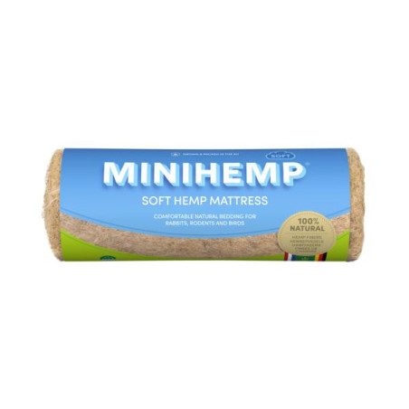 Mini hemp soft matras 20x40 cm