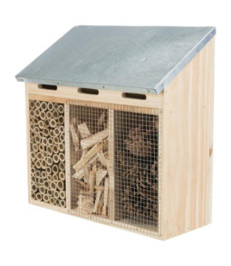 Insectenhotel hout 30x30x14 cm