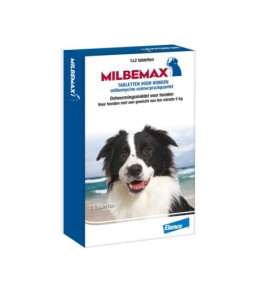 Milbemax hond groot 5-25 kg 2tbl