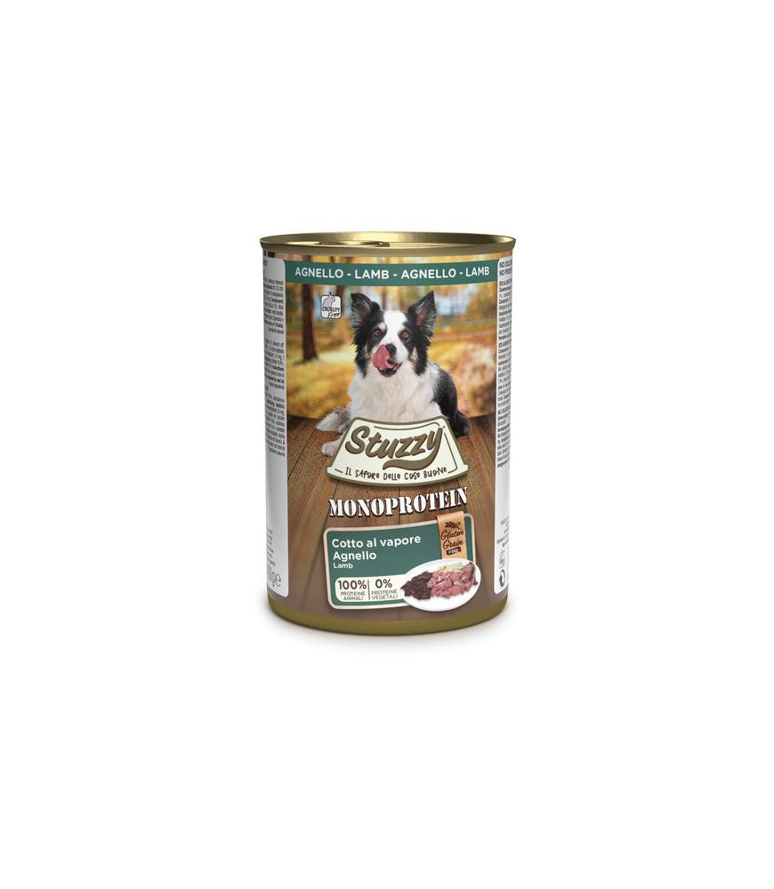 Stuzzy hond blik lam 400gr