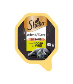 Sheba filets konijn saus 85gr