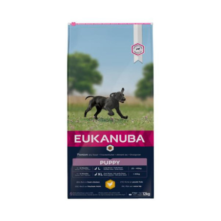 Eukanuba puppy l/xl kip 12kg