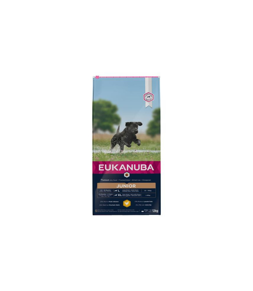 Eukanuba junior l/xl kip 12kg