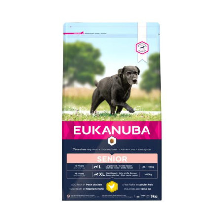 Eukanuba senior l/xl 3kg