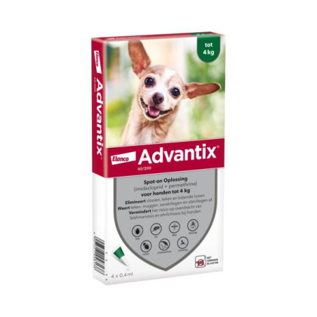 Bayer advantix 40 4 pip tot 4 kg