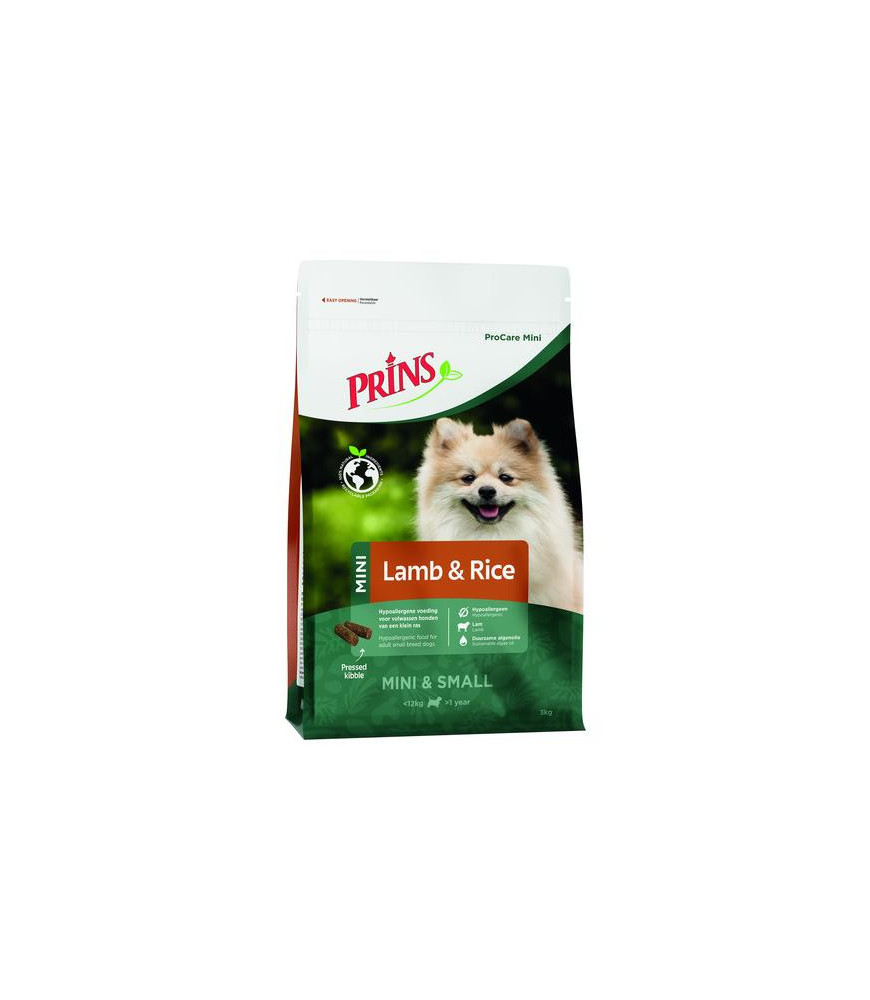 Prins hond mini lam/rijst 3 kg