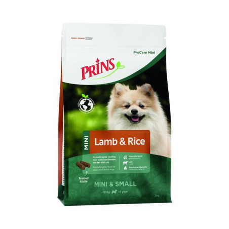 Prins hond mini lam/rijst 3 kg