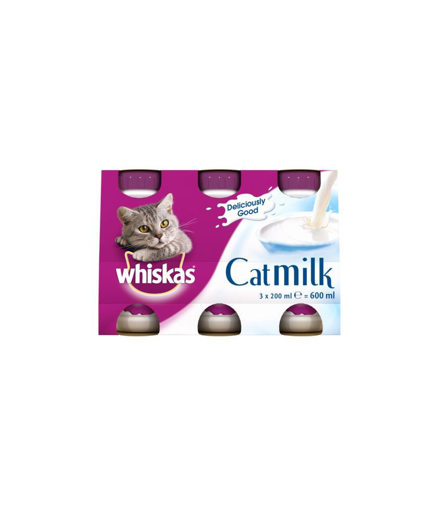 Whiskas melk 3 pack