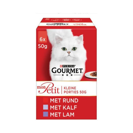 Gourmet mon petit vlees 6x50gr