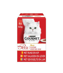 Gourmet mon petit duo vlees 6x50gr