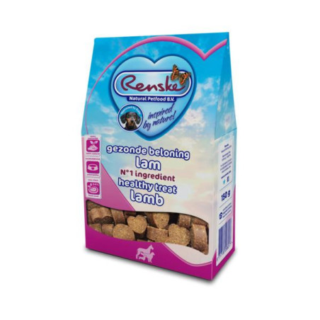 Renske hond snack hartjes lam 150gr