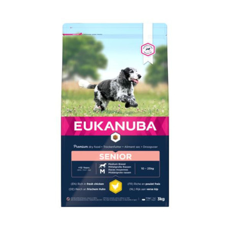 Eukanuba senior m kip 3kg