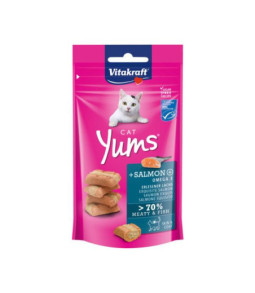 Vita cat yums zalm/omega 3 40gr