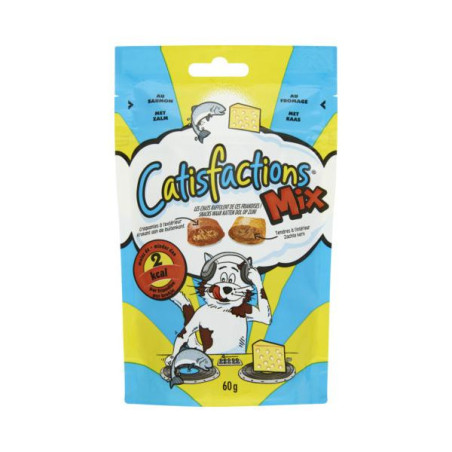 Catisfactions mix zalm/kaas 60gr