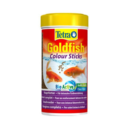 Tetra goldfish colour sticks 250ml