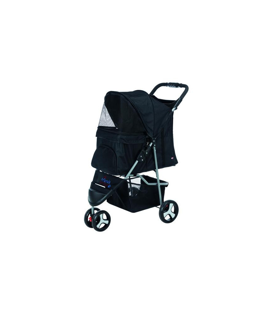 Buggy zwart 47x100x80 cm