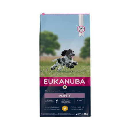 Eukanuba puppy m kip 12kg