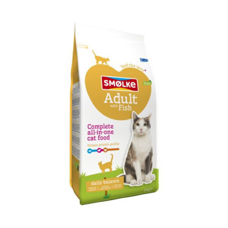 Smolke kat adult vis/rijst 2kg