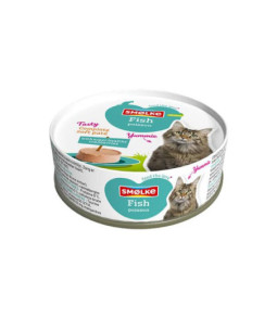 Smolke kat soft pate vis