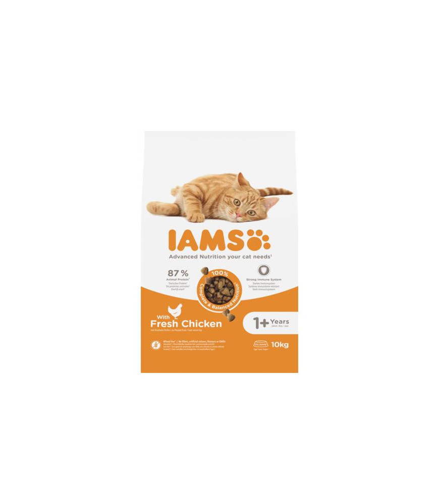 Iams kat adult kip 10kg