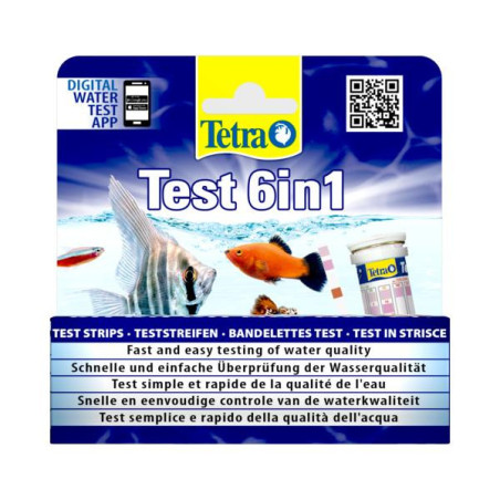 Tetra teststrook 6in1