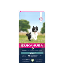 Eukanuba adult s/m lam/rijst 12kg