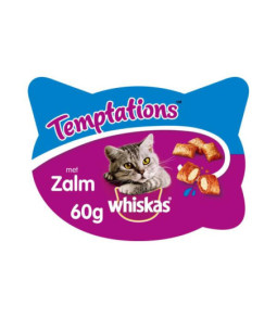 Whiskas temptations zalm 60gr