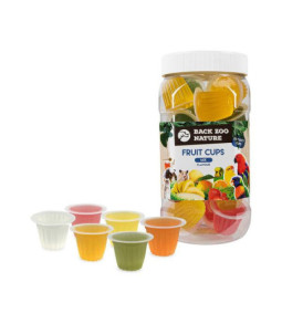 Back zoo nature fruit cups mix 24st